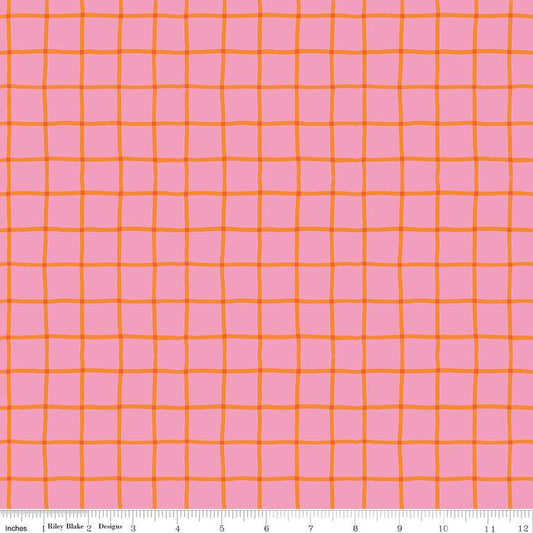 100 Aker Woods by Jill Howarth -Plaid in Pink