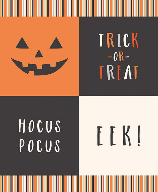 Hey Bootiful - Trick or Treat Panel - Glow in the Dark