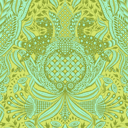 Roar - Tula Pink - Gift Rapt in Lime