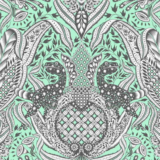 Roar - Tula Pink - Gift Rapt in Mint