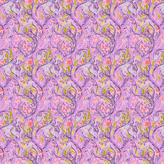 Tula Pink - Full Moon Forest II - Branch Manager in Blossom