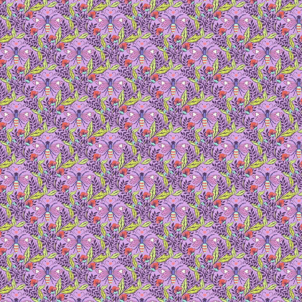 Tula Pink - Full Moon Forest II - Shake your Honey Maker in Blossom