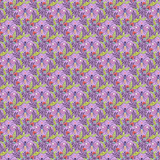 Tula Pink - Full Moon Forest II - Shake your Honey Maker in Blossom