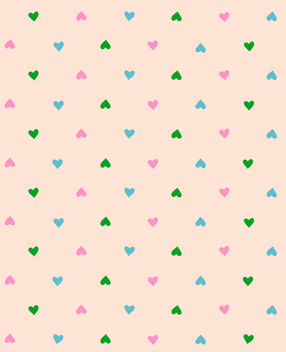 Best Day Ever - Hearts in Peach Cream