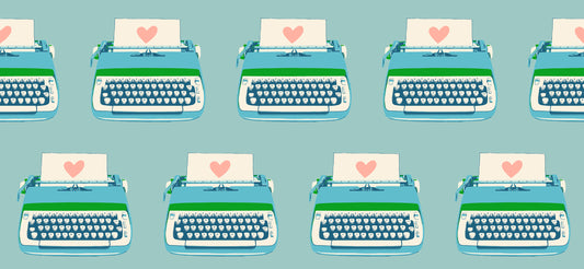 Best Day Ever - Typewriters in Turquoise