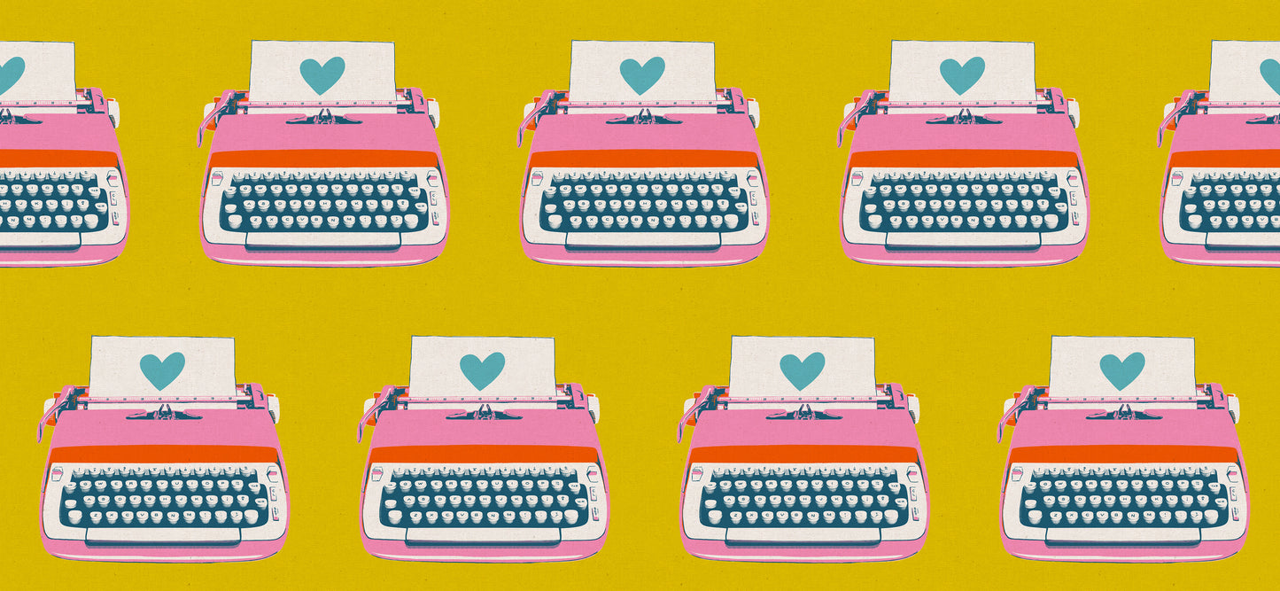 Best Day Ever - Typewriters in Golden Hour- CANVAS