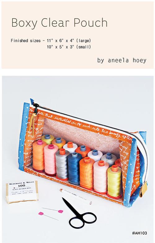 Boxy Clear Pouch by Aneela Hooey