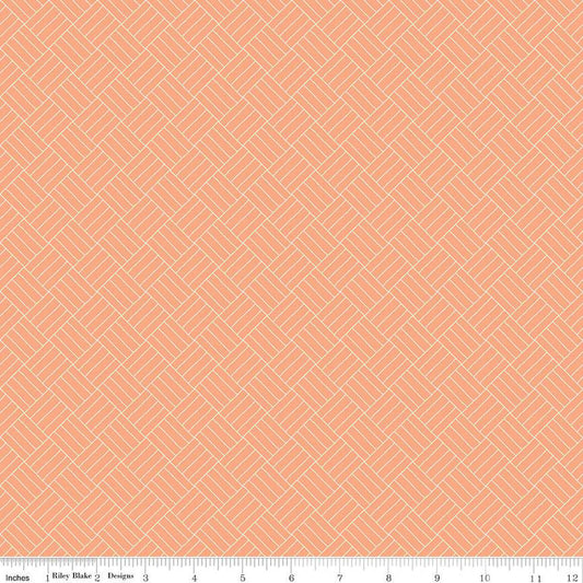 Wildwood Wander - Crosshatch in Peach