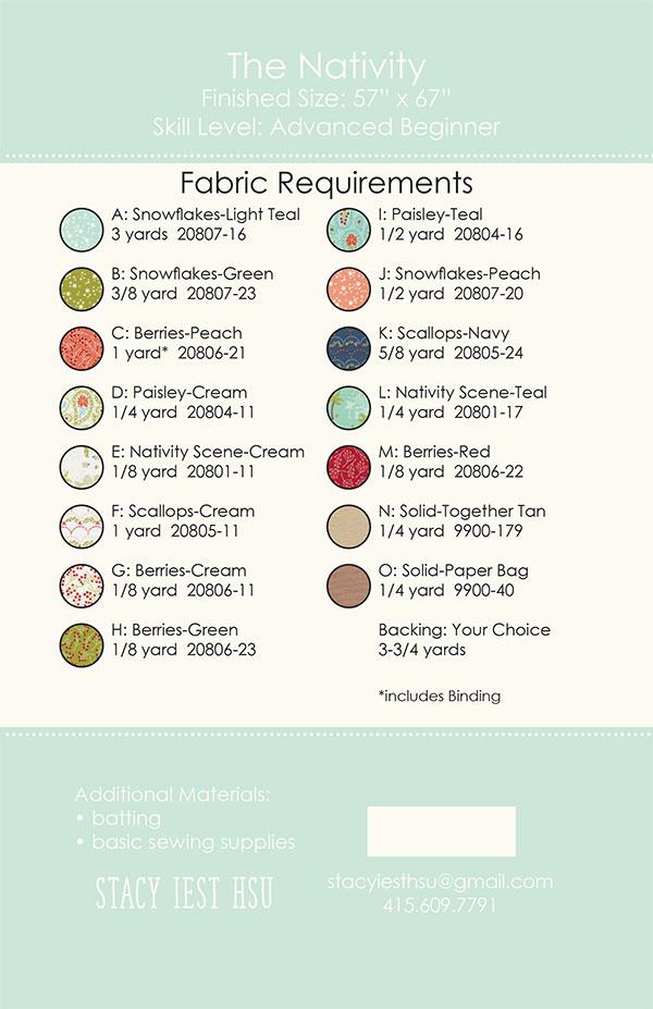 The Nativity - pattern by Stacy Iest Hsu