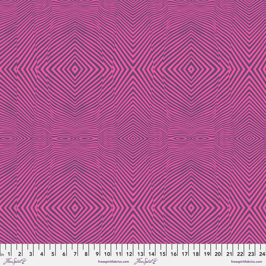 Moon Garden by Tula Pink - Lazy Stripe in Dusk