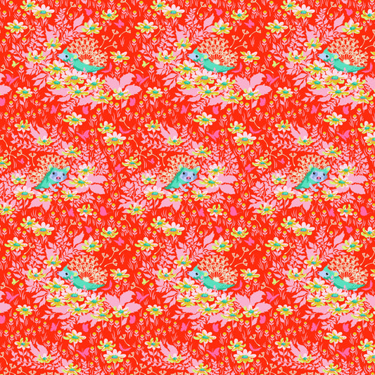 Tiny Beasts - Tula Pink - Whose Your Dandy in Glow