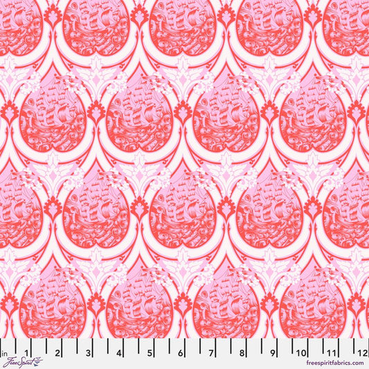 Parisville - Deja Vu by Tula Pink - Sea of Tears in Melon