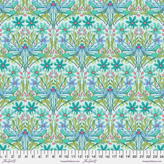 Moon Garden by Tula Pink - Dragon Your Feet in Dawn