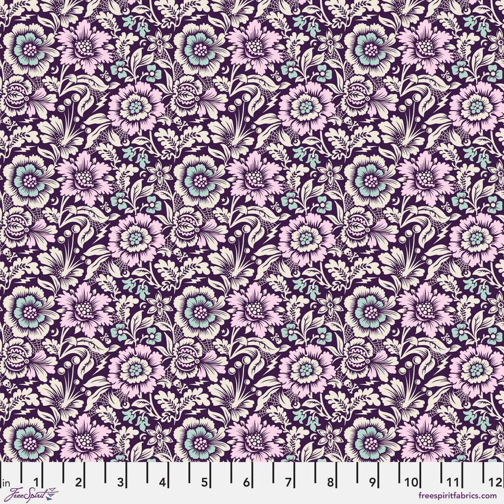 Mini Spider Blossom - Nightshade by Tula Pink