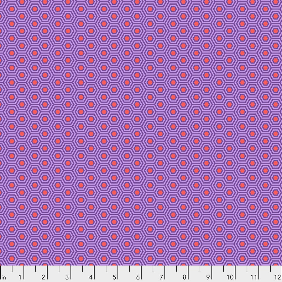 Tula Pink True Colors - Hexy in Firefish