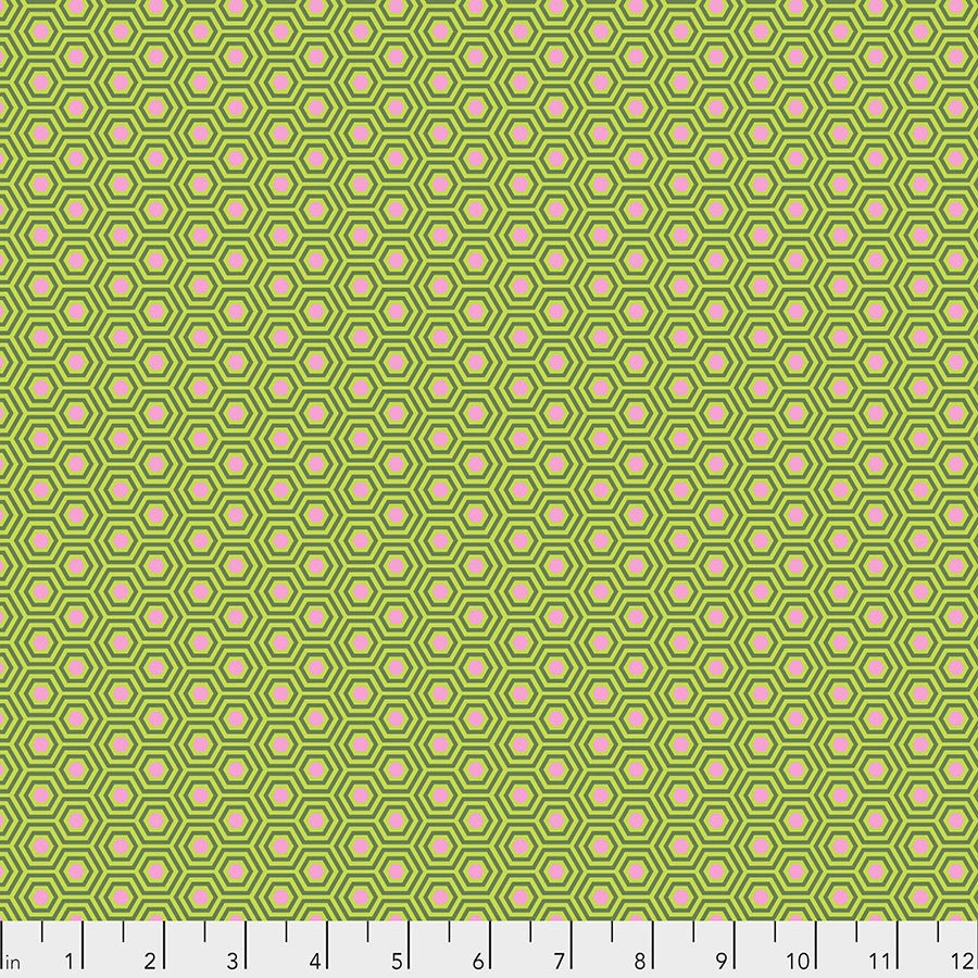 Tula Pink True Colors - Hexy in Juniper