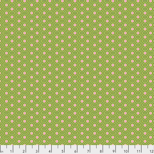 Tula Pink True Colors - Hexy in Juniper