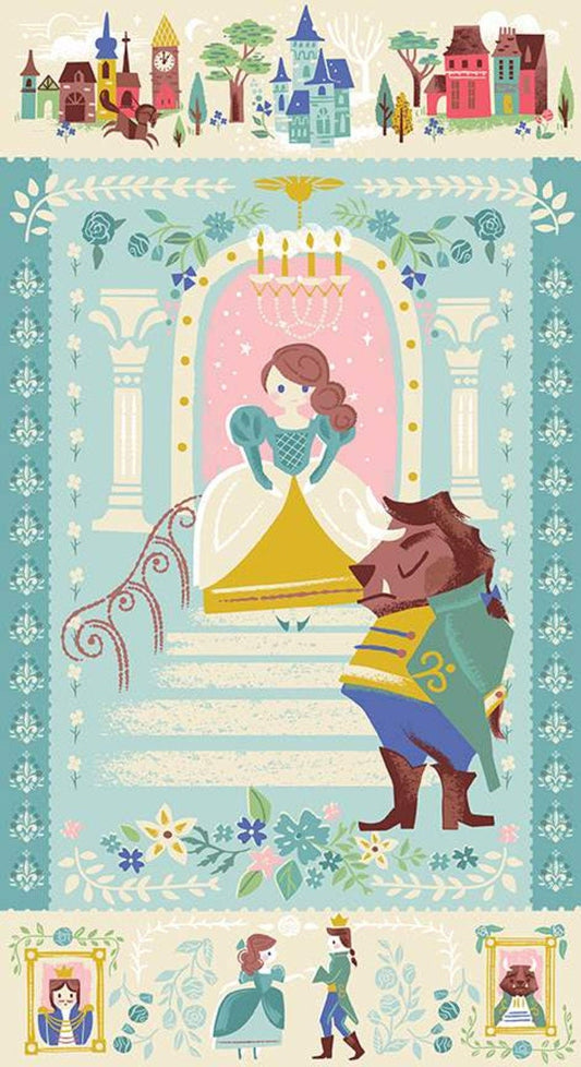 Beauty and the Beast Panel by Riley Blake Designs