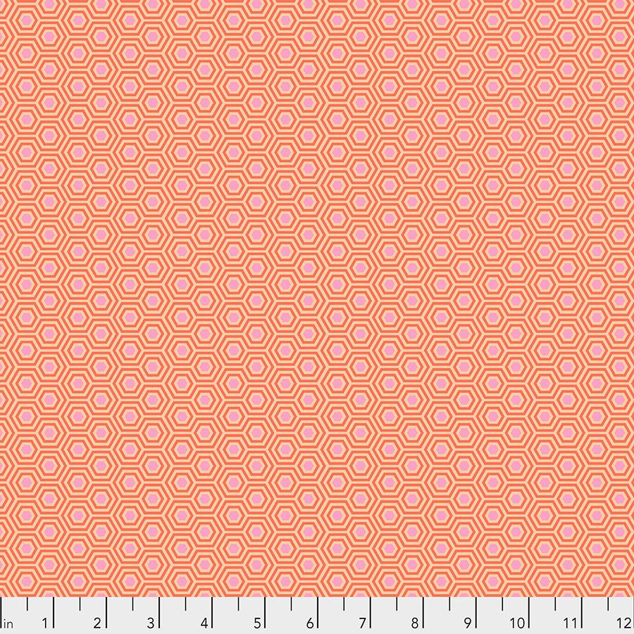 Tula Pink True Colors - Hexy in Peachblossom