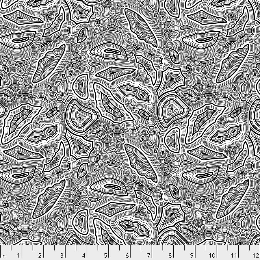 Linework by Tula Pink for FreeSpirit Fabrics - Mineral in Paper