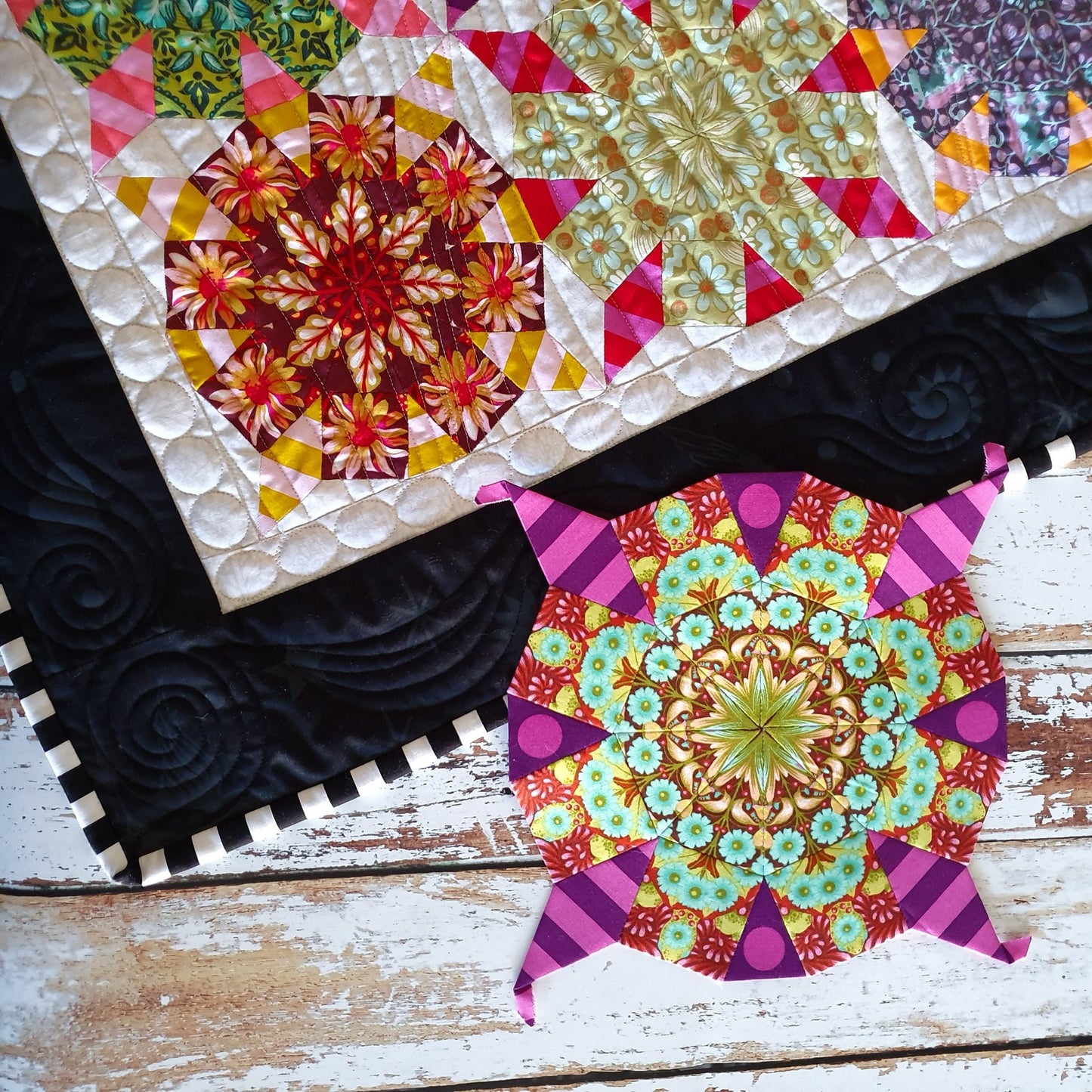 GRAND Paddle Wheel Quilt by Sharon Burgess