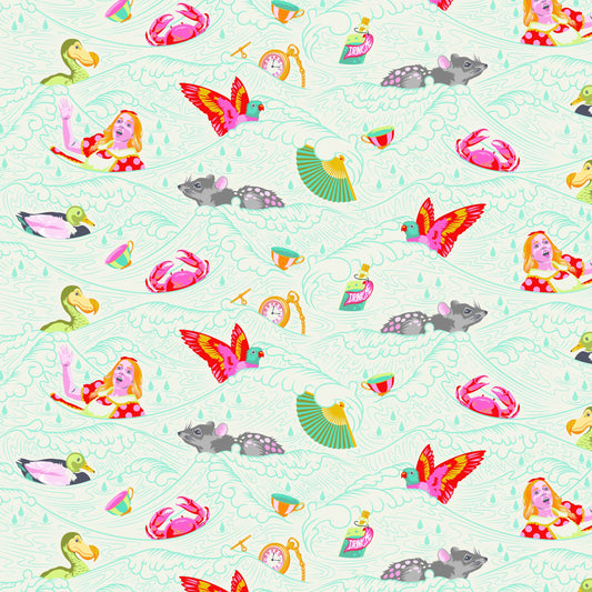 Curiouser and Curiouser - Tula Pink- Sea of Tears in Wonder