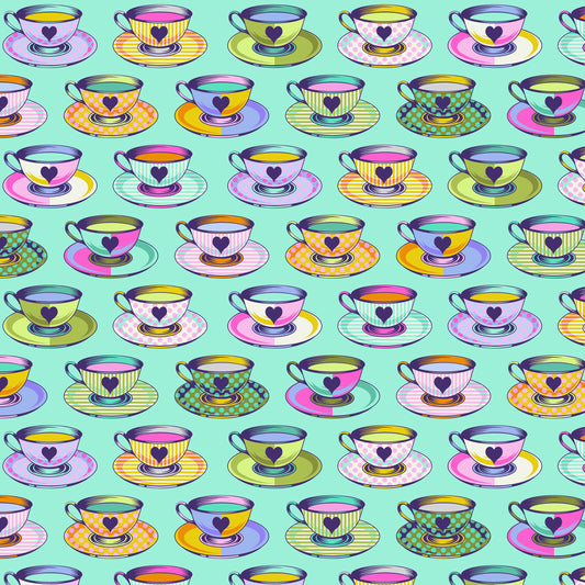 Curiouser and Curiouser - Tula Pink -Tea Time in Daydream