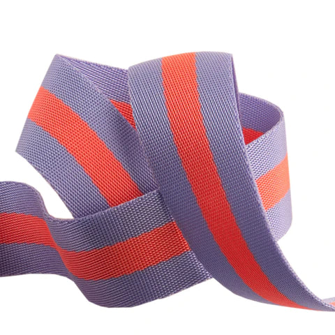 Lavendar/Pink - 1.5" Tula Pink Webbing