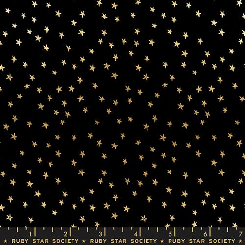 Mini Starry - Gold Metallic on Black