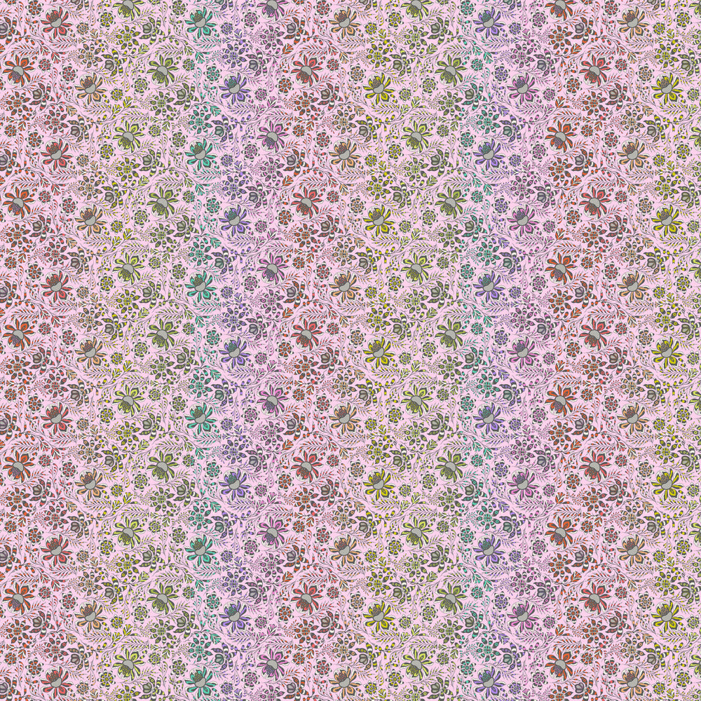 Roar - Tula Pink - Wild Vine in Blush