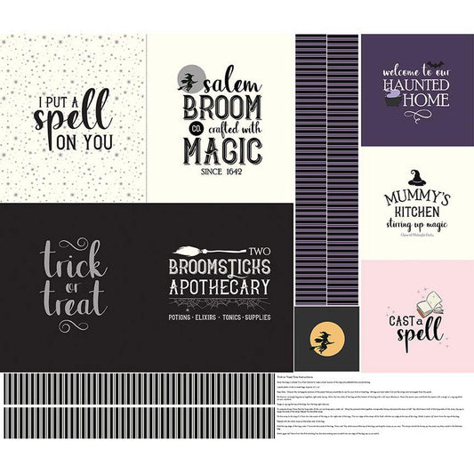 Spooky Schoolhouse - Tote Panel