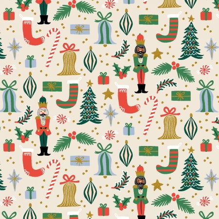 Holiday Classics II - Rifle Paper Co. - Deck the Halls in Cream