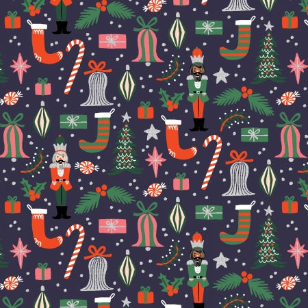 Holiday Classics II - Rifle Paper Co. - Deck the Halls in Navy