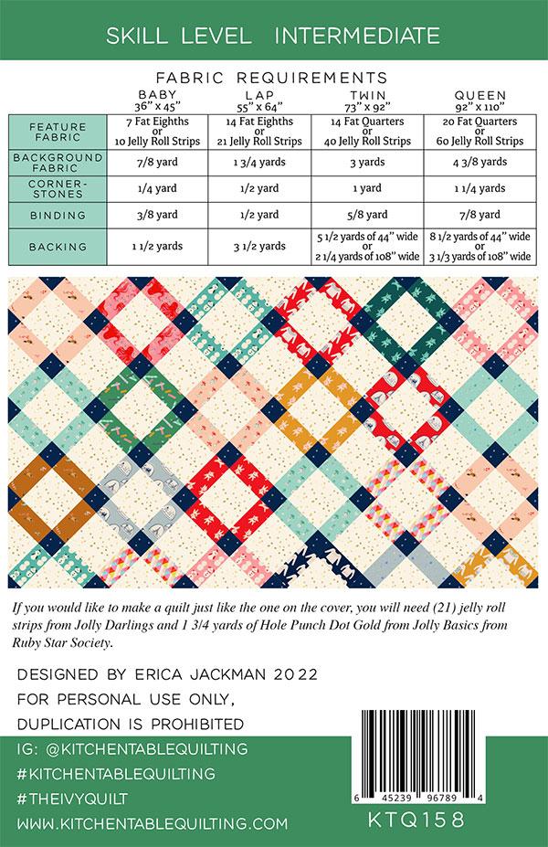 Ivy Quilt Pattern by Erica Jackman