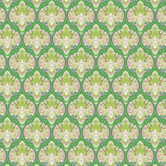 Local Honey by Heather Bailey - Local Honey Damask in Green