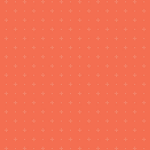 Starrry Orange - Dew & Moss by Art Gallery Fabrics