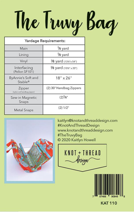 The Truvy Bag by Knot and Thread Designs