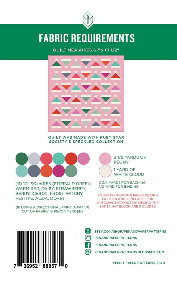 Kris Kringle Quilt Pattern - Pen & Paper Patterns