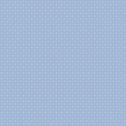 Haptic Woven - FIGO Fabrics - Cross in Blue