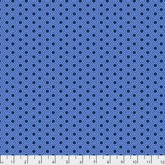 Tula Pink True Colors - Hexy in Deep Sea