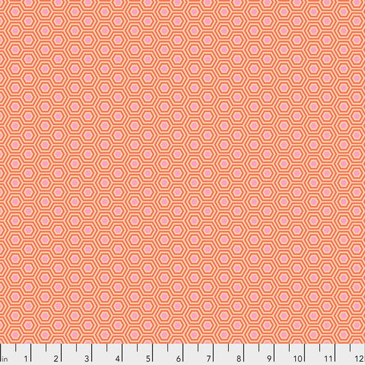 Tula Pink True Colors - Hexy in Peachblossom