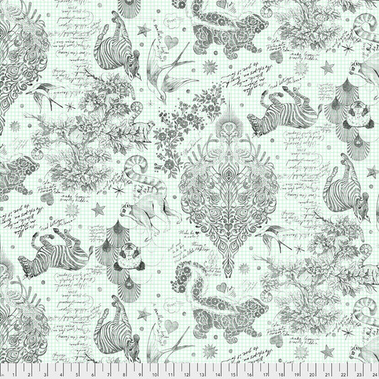 Linework by Tula Pink for FreeSpirit Fabrics - Sketchyer in Paper - 108" wideback