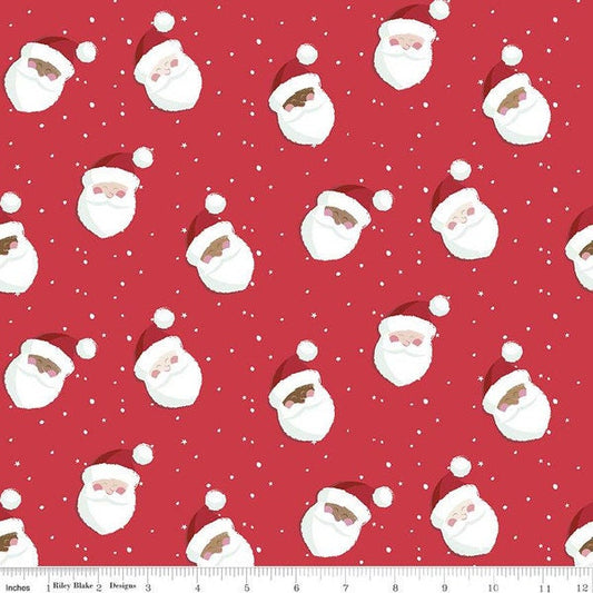Holly Holiday by Christopher Thompson for Riley Blake Designs - Santas in Red