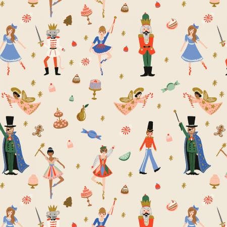 Holiday Classics by Rifle Paper Co. - Land of Sweets in Cream Metallic