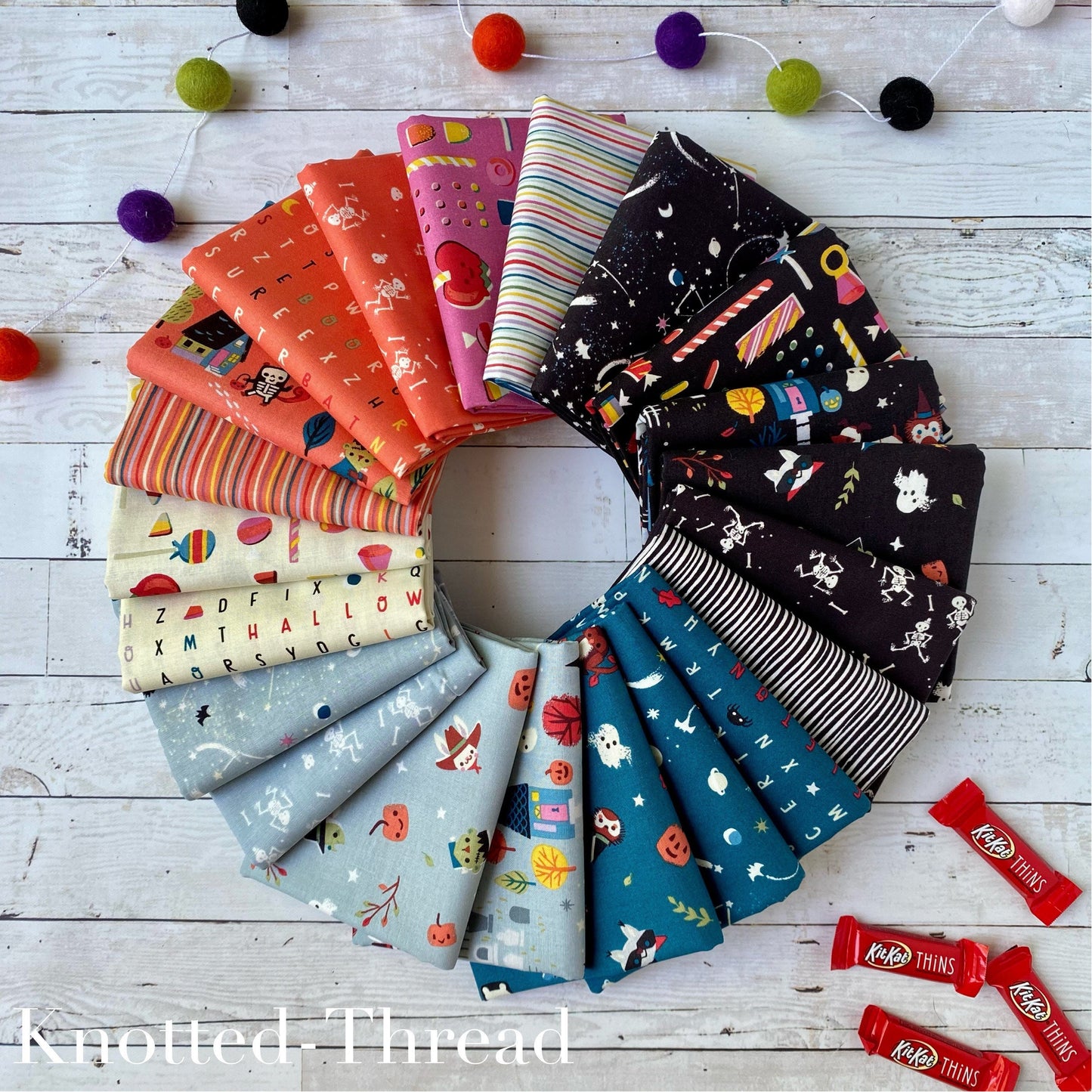 Tiny Treaters by Jill Howarth for Riley Blake Designs - Stripe in Multi