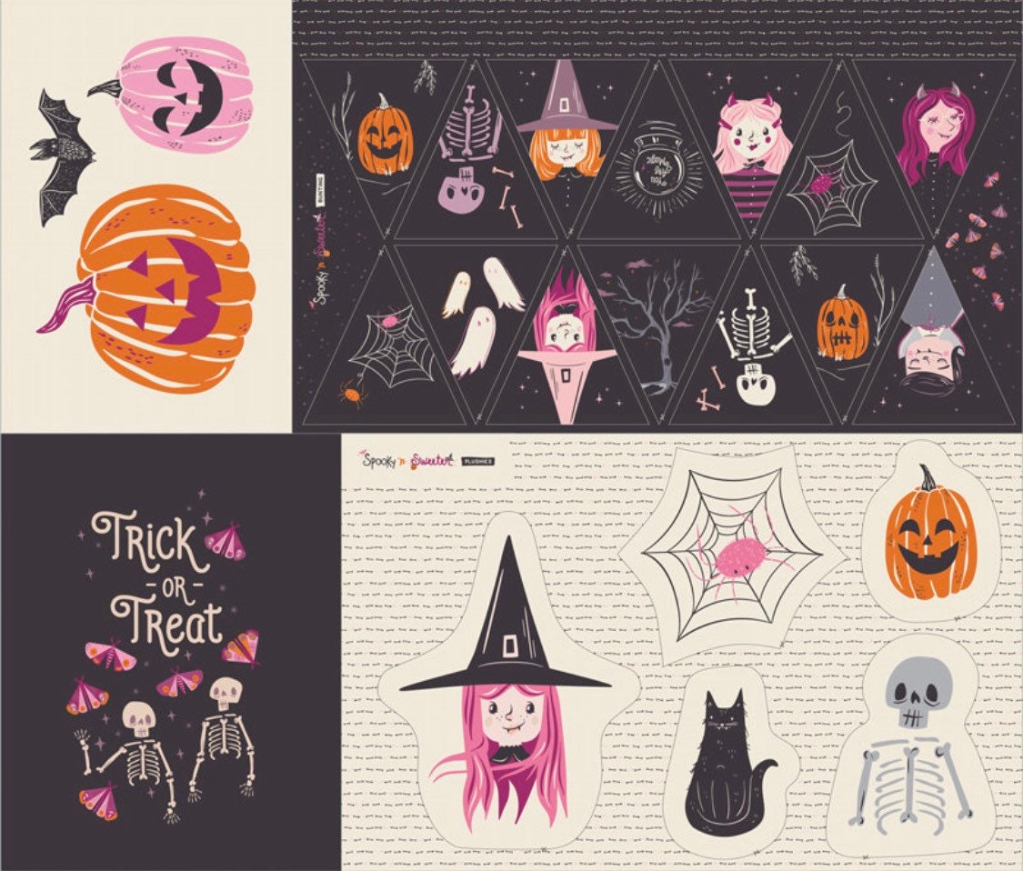 Spooky and Sweeter PANEL - Art Gallery Fabrics