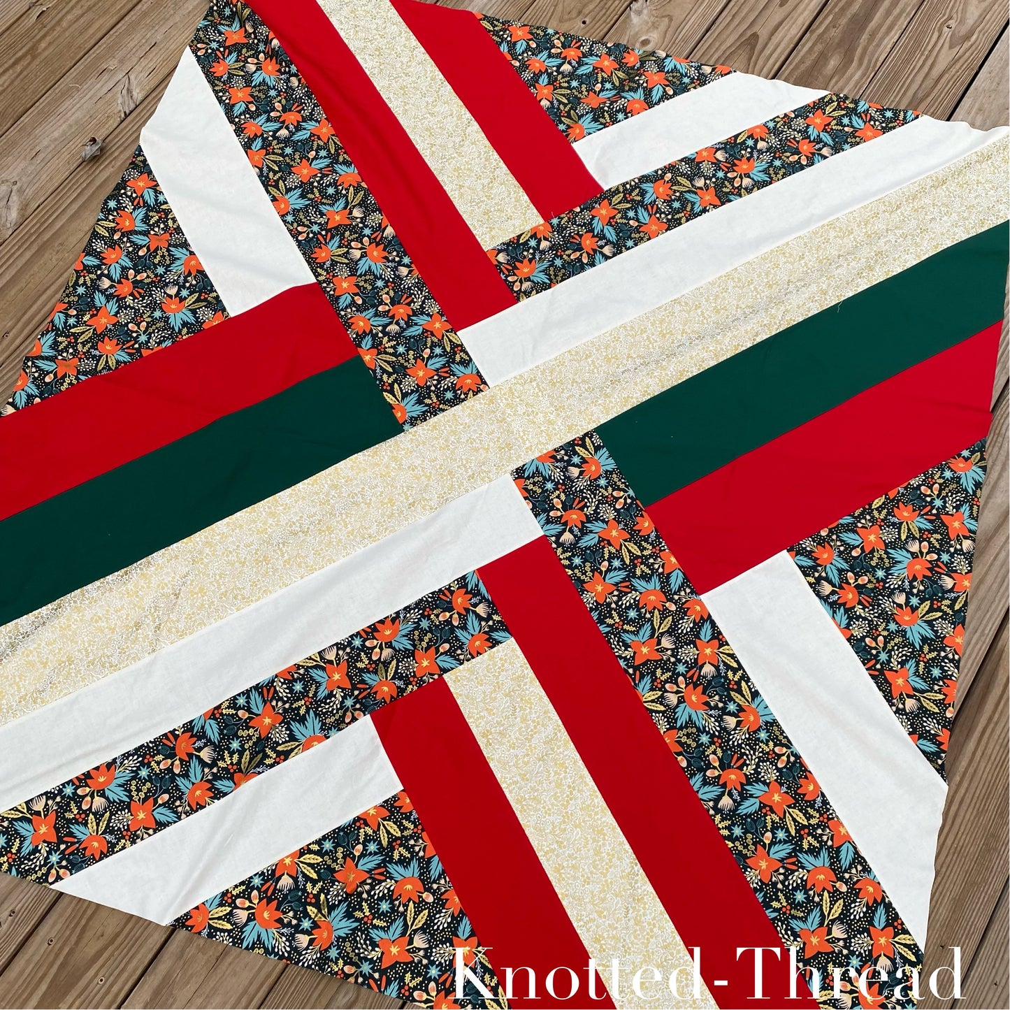 Maypole Quilt Kit in Holiday Classics by Rifle Paper Co.