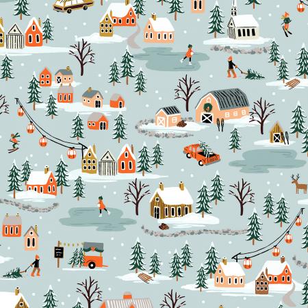 Holiday Classics by Rifle Paper Co. - Holiday Village in Mint