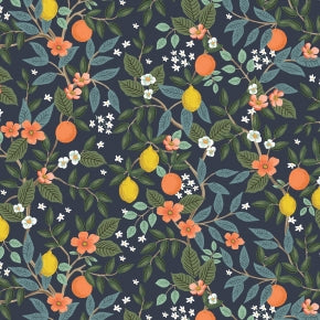 Bramble by Rifle Paper Co. - Citrus Grove in Navy